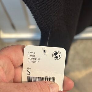 Free People slouchy tunic -black size small